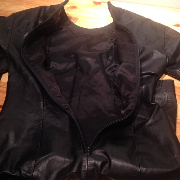 Ambria High-End Soft Genuine Leather Dress - Picture 4 of 6